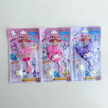 [ 미개봉 새상품 ] 롤리팝 캔디 참 산리오 캐릭터즈 3세트