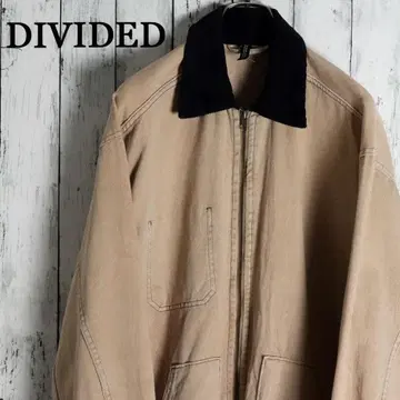 DIVIDED 디바이 옷깃 코듀로이 워크 자켓