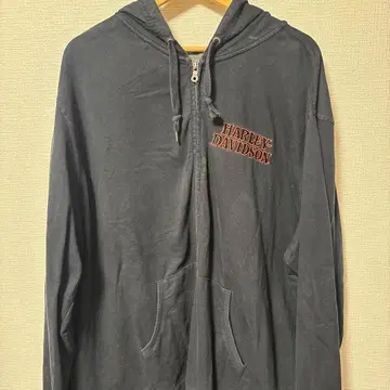 HARLEY-DAVIDSON 블랙 후드티