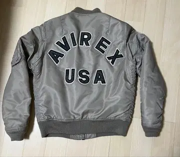 AVIREX MA-1 자켓 그레이