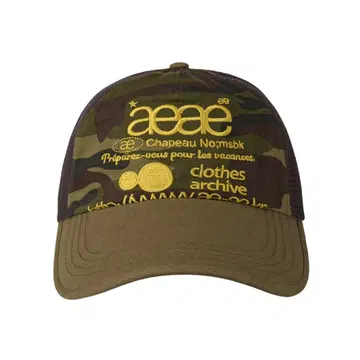 aeae WEB LOGO MESH CAP [CAMO]