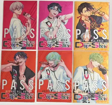 파라라이 백스테이지 패스풍 새틴 스티커 세트 6종