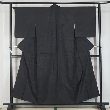 먹색 모기 무늬 모던한 라인 패턴 오시마 명주 150cm a857