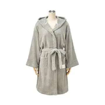 Francfranc 퀵 드라이 목욕 가운 라이트 그레이