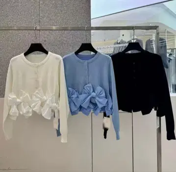 헴 리본 디자인 숏 가디건 tocca chesty 셀포드 좋아하시는 분께