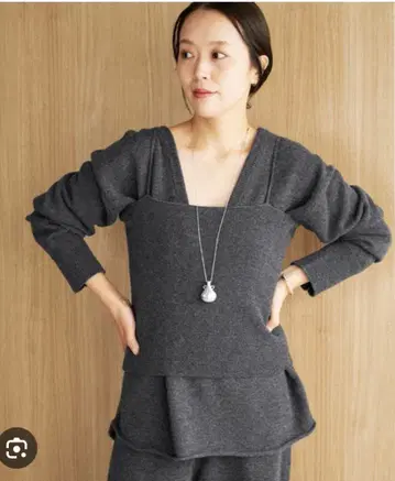 PLAGE 니트 뷔스티에