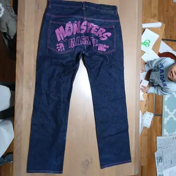 MONSTERS MARKET 인디고 데님 스트레이트