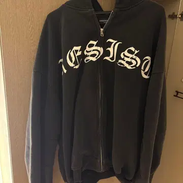 ANOTHER SELF 다크 그레이 후드티