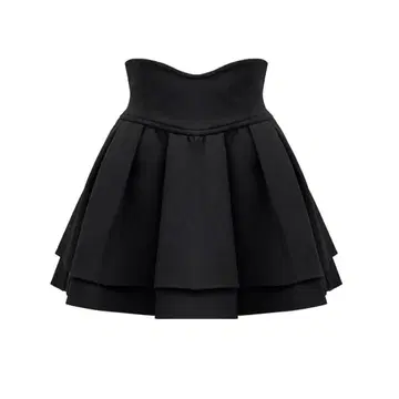 미셸 마카롱 슬림 레그 스커트