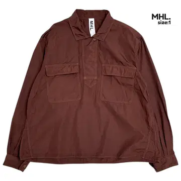 MHL. MHL 하프 버튼 풀오버 셔츠 사이즈 1