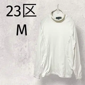 23구 하이넥/래쉬가드/골프/ 화이트M/온워드 카시야마1271