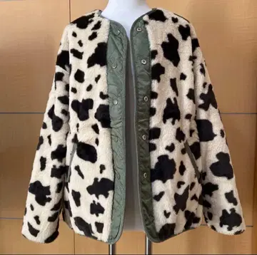 coca 워셔블 리버서블 퀼팅 블루종 XL 코카