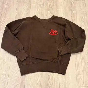 [ USED ] RED MOON 레드문 양면 프린트 맨투맨 L