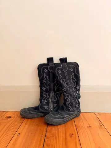 ALL STAR 블랙 롱 부츠