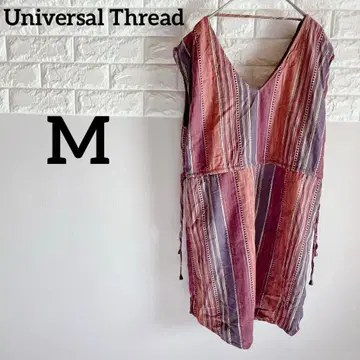 [ Universal Thread ] M 슬리브리스 튜닉 스트라이프
