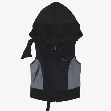 ojos 오호스 머플러 복서 후디 집업 블랙