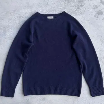 MARGARET HOWELL 스코틀랜드제 캐시미어 혼방 크루넥 스웨터