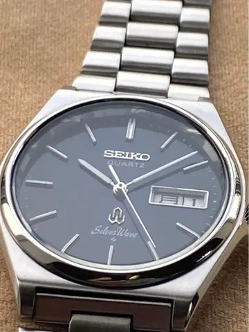 세이코 SEIKO 실버 웨이브 배터리 새상품급