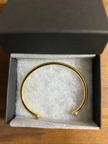 ROPE 골드 뱅글 로프 노트 모티브