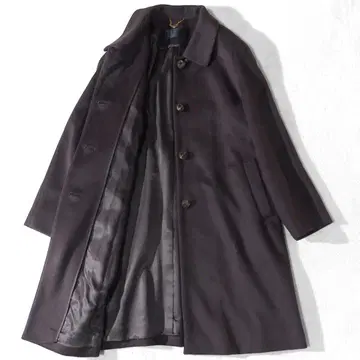 SEINE 고급 캐시미어 100% 원단 롱 코트 다크 브라운 여성용 9호