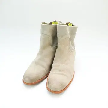 ZADIG&VOLTAIRE 36 스웨이드 숏부츠 베이지/KD100