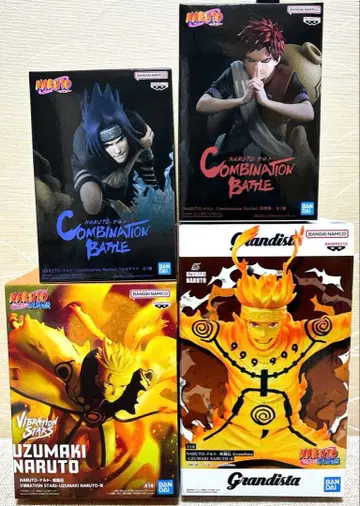 NARUTO 피규어 나루토 사스케 가아라 피규어