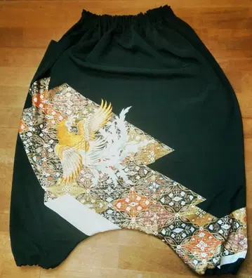 기모노 리메이크 사루엘 팬츠