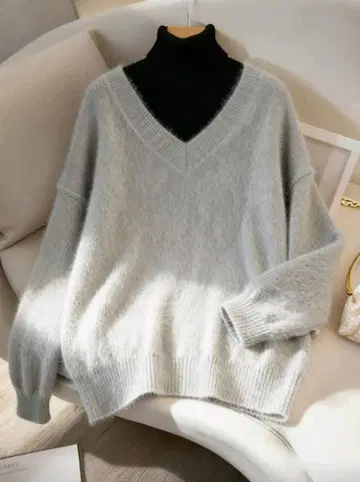 터틀넥 스웨터 3XL