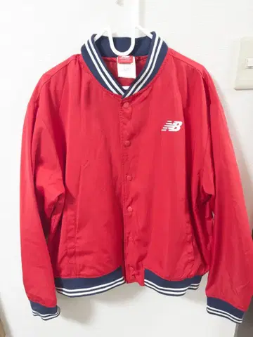 new balance 나일론 자켓 X-LARGE 레드