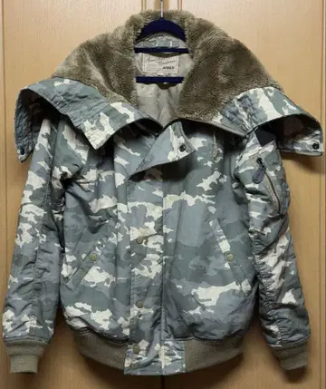 40주년 N-2B 애빌렉스 플라이트 자켓 짧은 기장 카모플라쥬 y2kL