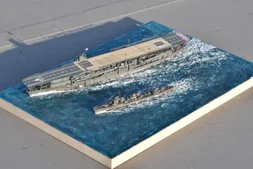 1/700 디오라마 항공모함 [카가] 구축함 [아케보노]