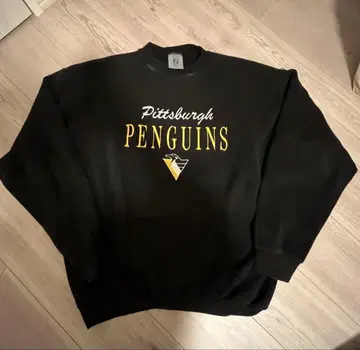 피츠버그 펭귄스 맨투맨 L 블랙