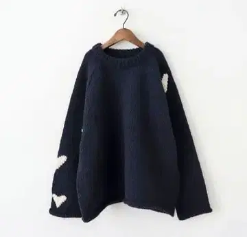 saro 별주 ONEFIFTH 래글런 스웨터 Random Heart