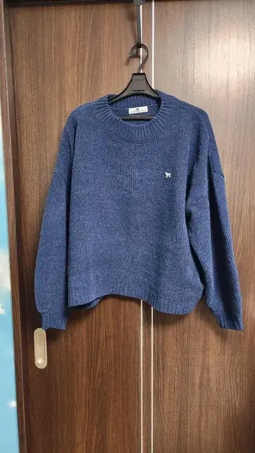 도그데파트 넉넉한 니트 스웨터 네이비 프리 사이즈