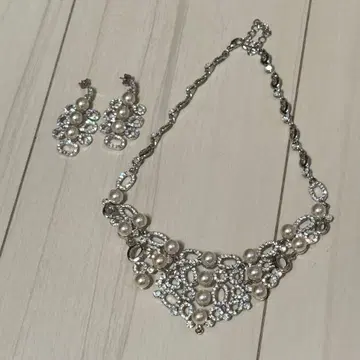 브라이덜 액세서리 목걸이 귀걸이