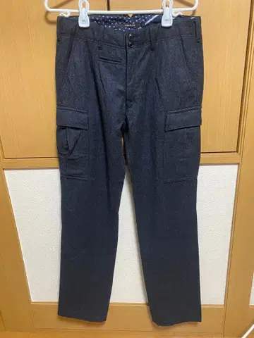 sage de cret 울 카고 팬츠 사주데크레 그레이