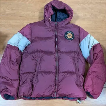 REPLAY 다운 자켓 SMALL 버건디