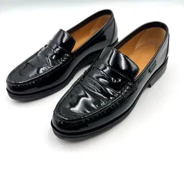 새상품급 Paraboot 로퍼 블랙 에나멜 23cm