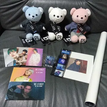 BE:FIRST 여러 가지 혜택 세트 LEO 곰 봉제 인형 3종 등