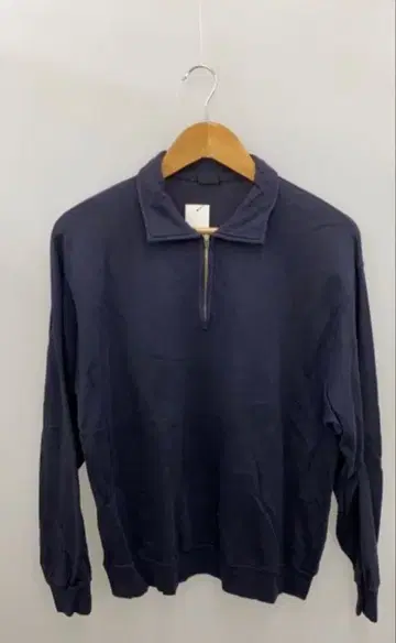 23ss 코튼 실크 저지 하프 지퍼 맨투맨