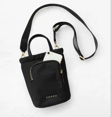 TOCCA 블랙 나일론 멀티 백