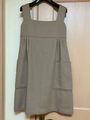 FOXEY 폭시 고급 캐시미어 오버롤 스커트 38 안감 레이스