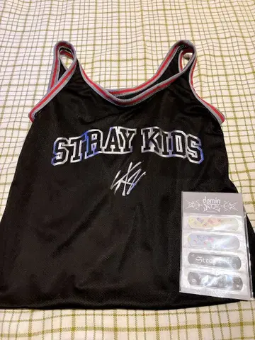 straykids dominATE 업그레이드 반창고 메쉬 백