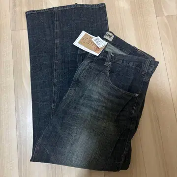 LASKO 다크 블루 스트레이트 청바지 105