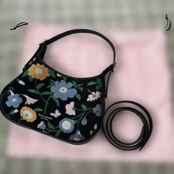 kate spade 플라워 자카드 페니 스몰 호보 2way