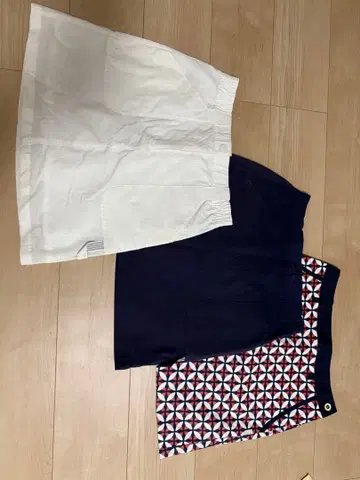 여성용 골프 스커트 3종 세트 M 사이즈