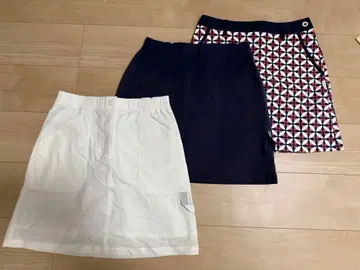 여성용 골프 스커트 3종 세트