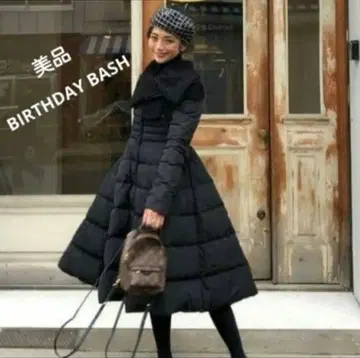 [ 새상품급 ] BIRTHDAY BASH 레이디 플레어 다운 코트 A라인