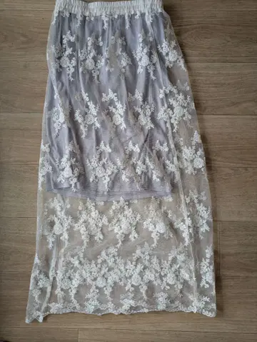 레이스 스커트