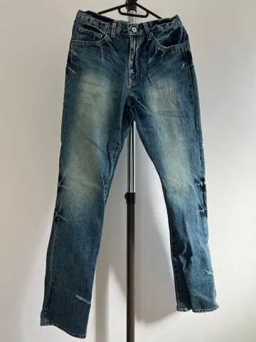 Casper John 데미지 가공 데님 팬츠